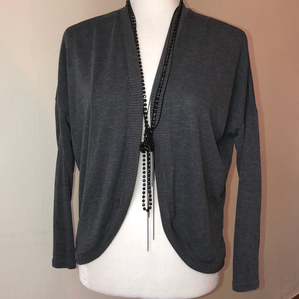 Belle du Jour Charcoal Grey Sweater